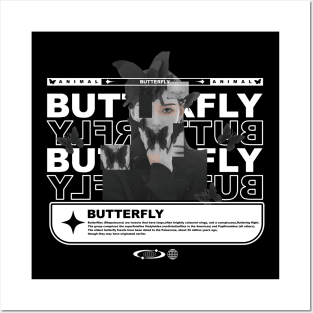 Butterfly streetwear Posters and Art